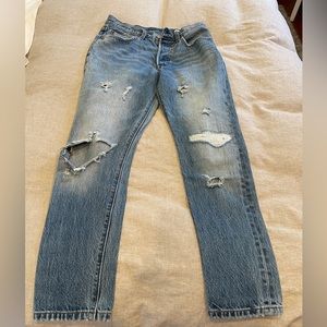 Levi Strauss & Co white oak cone denim size 27 waist